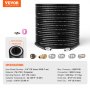 VEVOR 100FT 4200PSI High Pressure Power Washer Hose 1/4" Connect w/ Nozzle