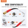 VEVOR Pressure Washer Hose, 100FT, Kink Free 3/8"-φ14.8 Male, 3/8"-φ15 Female For Most Brand Pressure Washers, 4.9'' Bending Radius, 4800 PSI Heavy Duty Power Washer Extension Replacement Hose