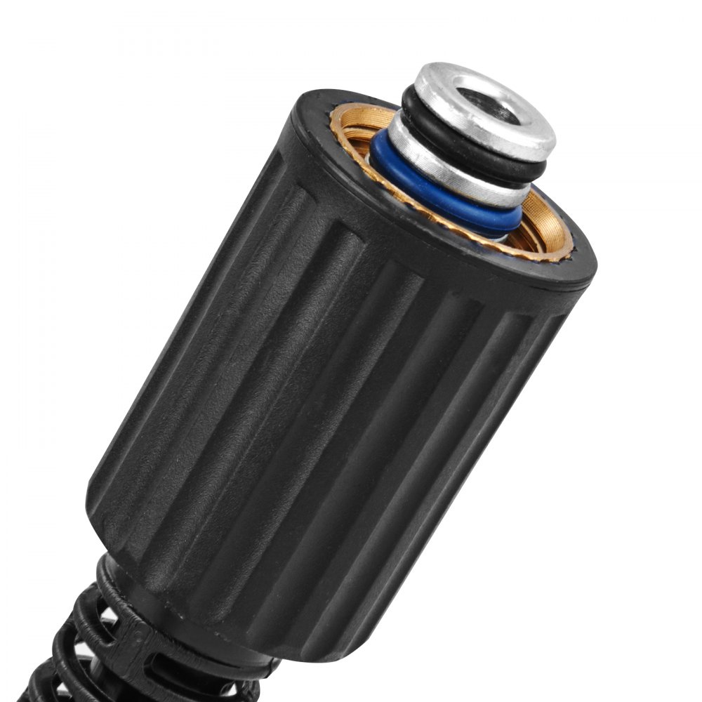 VEVOR Pressure Washer Hose, 15m, 6.35mm Kink Free M22-14mm Brass Thread Replacement For Most Brand Pressure Washers, 19mm Bending Radius, 3600 PSI Heavy Duty Power Washer Extension Replacement Hose