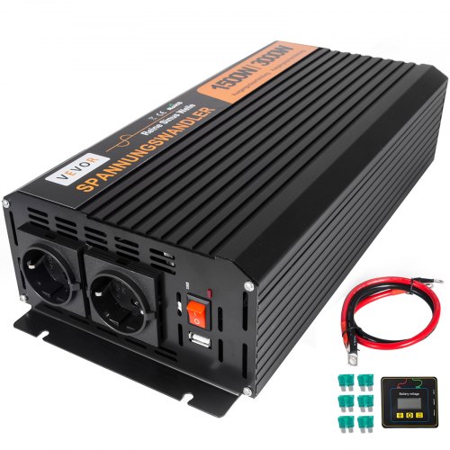 Convertisseur 12v 220v 300/600W PRO BASIC Made in EU. Pour Camping -  Équipement caravaning