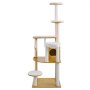 VEVOR Large Cat Tree, 68.9 inches Tall, Cat Tower, Multi-level Cat Condo Furniture Activity Center with Cozy Perches, Sisal Scratching Posts, Hammock, Big Kittens House for Indoor Cats Play & Rest