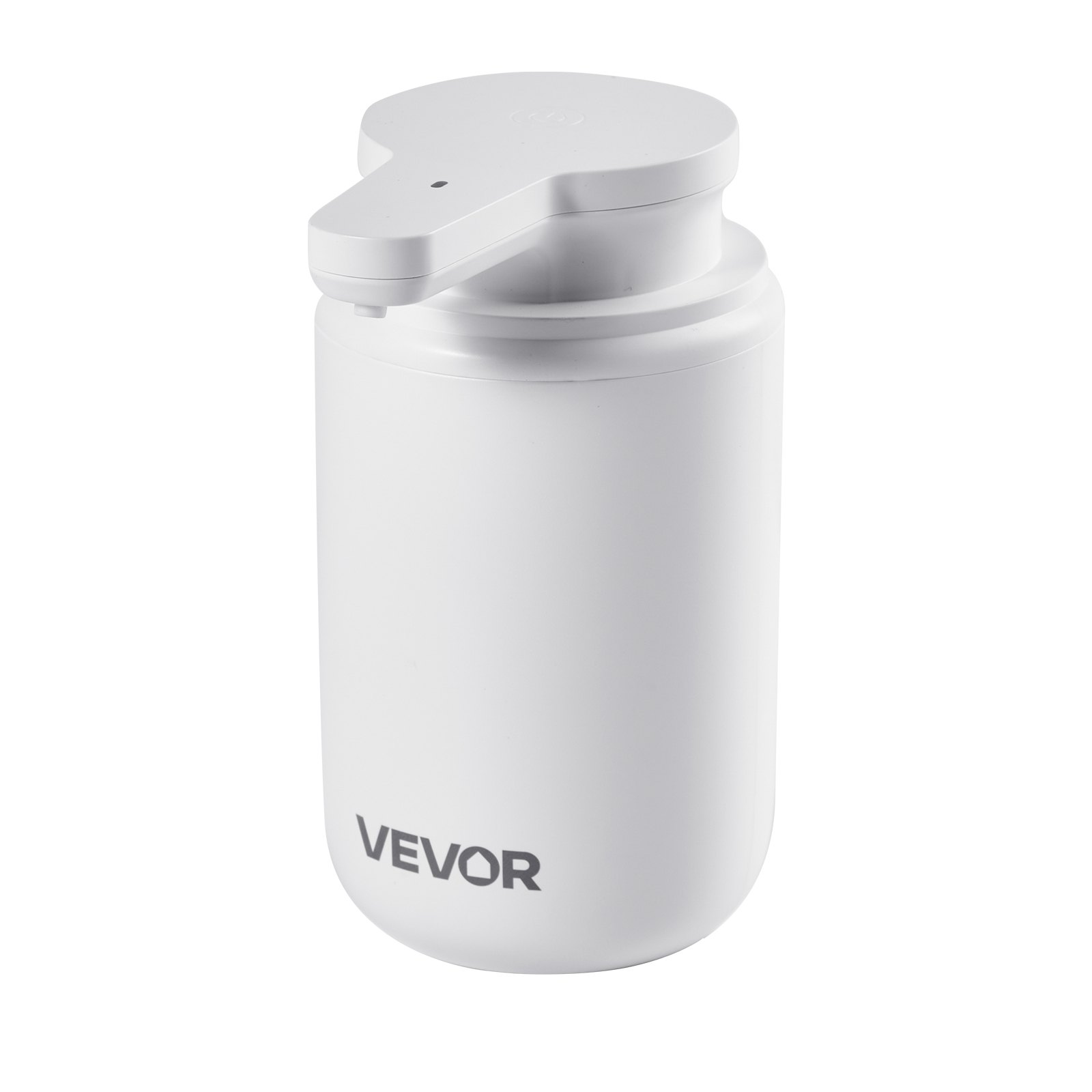 VEVOR Soap Dispenser, 300 ml / 10 oz, Rechargeable Automatic Hand Soap Dispenser with Pump, 2 Adjustable Levels, Modern Touchless Liquid Foam Container with Indicator for Bathroom and Kitchen, White