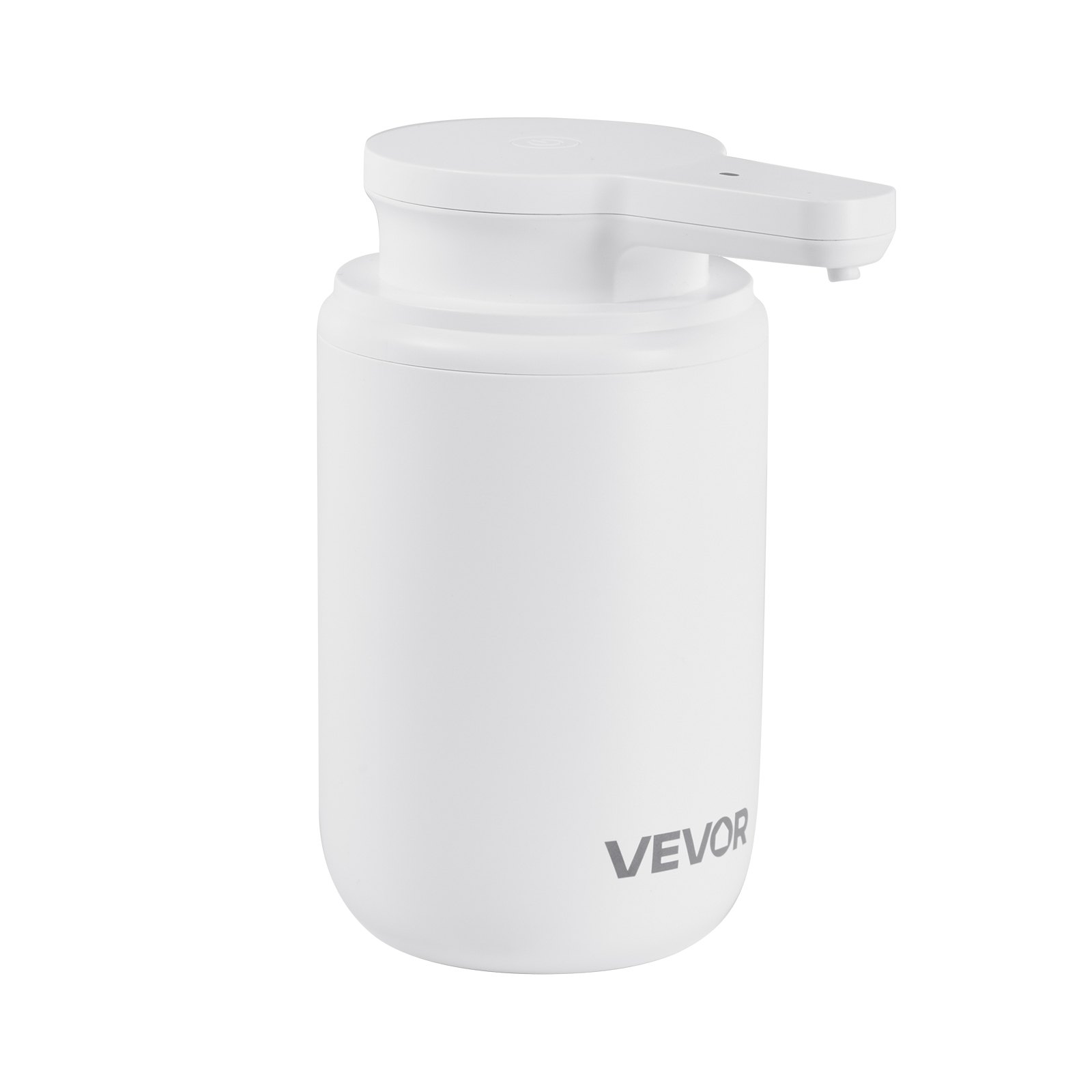 VEVOR Soap Dispenser, 300 ml / 10 oz, Rechargeable Automatic Hand Soap Dispenser with Pump, 2 Adjustable Levels, Modern Touchless Liquid Foam Container with Indicator for Bathroom and Kitchen, White