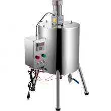 VEVOR Heating Mixing Filling Machine, 30L/7.9 Gal Lipstick Filling Machine, 35W Lipstick Filler, Heating and Stirring Filling Machine with Stirrer for Cosmetics, Drink, Lipstick, Wax and Nail Polish