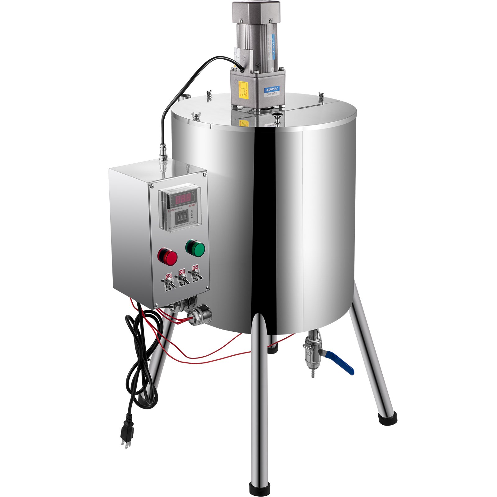 VEVOR Heating Mixing Filling Machine, 30L/7.9 Gal Lipstick Filling Machine, 35W Lipstick Filler, Heating and Stirring Filling Machine with Stirrer for Cosmetics, Drink, Lipstick, Wax and Nail Polish