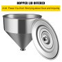 VEVOR 30L/7.9Gal 304 Stainless Steel Hopper for Paste/Liquid Filling Machine