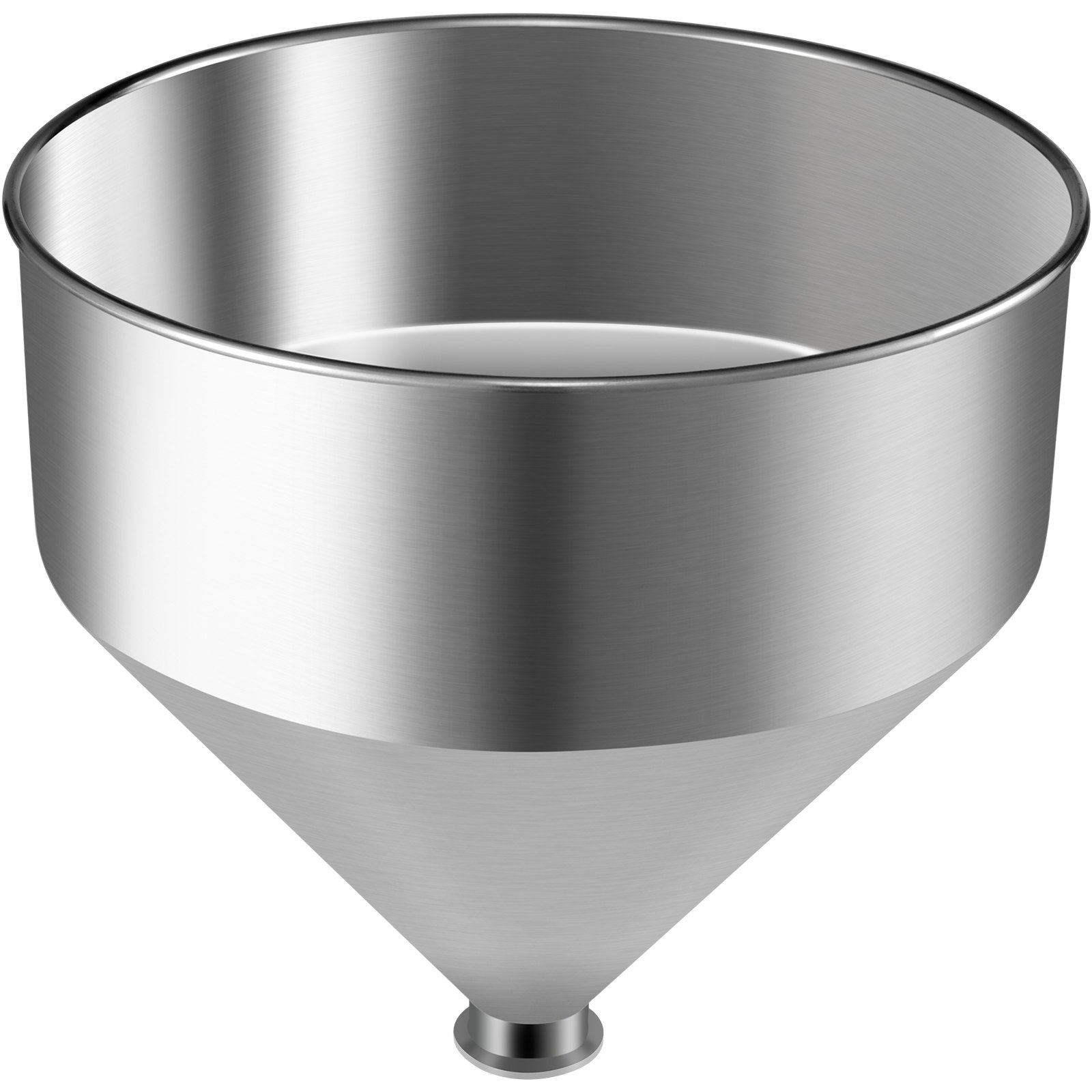 VEVOR 30L/7.9Gal 304 Stainless Steel Hopper for Paste/Liquid Filling Machine