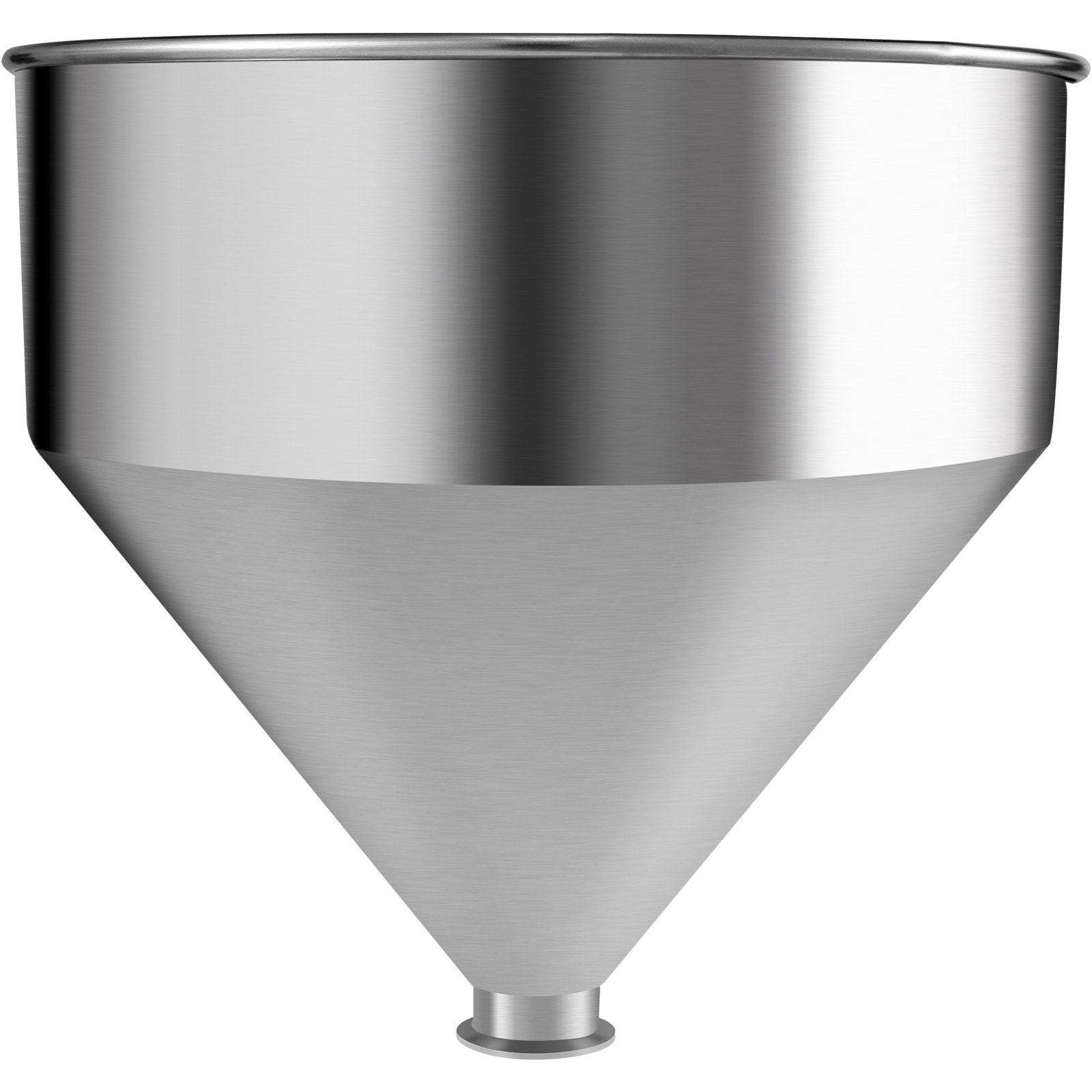 VEVOR 30L/7.9Gal 304 Stainless Steel Hopper for Paste/Liquid Filling Machine