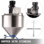 Mixing Hopper 50-500ml Paste Chilly Sauce Piston Filling Machine With Mixer 220v