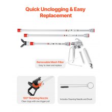 VEVOR Airless Paint Spray Gun and Hose Kit 3600PSI with Extension Rods Filters