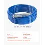 VEVOR 50ft Airless Paint Sprayer Hose, 1/4 in Universal Airless Paint Spray Hose, 4350 PSI High Pressure Flexible Airless Sprayer Hose, Multi-Layer Reinforced Steel Wire Braid Hose for Paint Sprayer