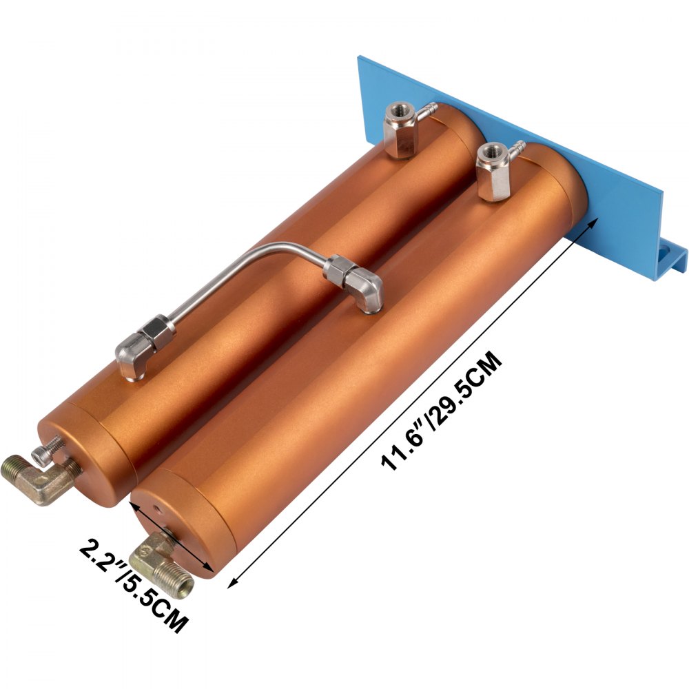 VEVOR High Pressure Air Filter, Oil Water Separator 30 MPa, 2 Filters Compressor