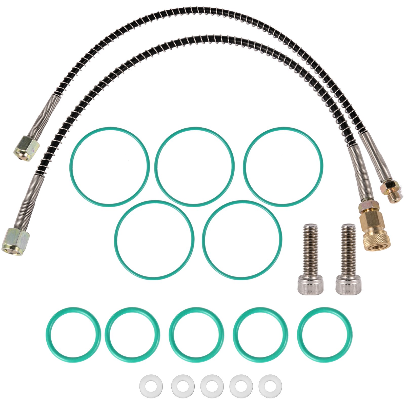 VEVOR High Pressure Air Filter, Oil Water Separator 30 MPa, 2 Filters Compressor