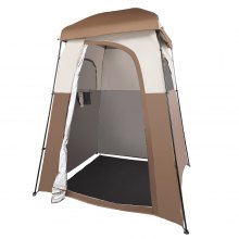 VEVOR Camping Shower Tent, 66" x 66" x 87" 1 Room Oversize Outdoor Portable Shelter, Privacy Tent with Detachable Top, Pockets, Hanging Rope and Clothesline, for Dressing, Changing, Toilet, Bathroom