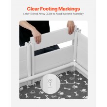 Dog Whelping Box 60x60x24 inch with Height Adjustable Door for Extra Large Dogs