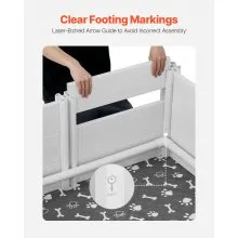 Dog Whelping Box 60x60x24 inch with Height Adjustable Door for Extra Large Dogs