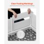 Dog Whelping Box 38.6x38.6x18.1 inch with Height Adjustable Door for Medium Dog