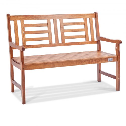 VEVOR Outdoor Bench 48 in Wood Garden Bench 700 lbs Park Patio Yard Porch Bench