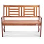 VEVOR Outdoor Bench 48 in/121.9 cm Wood Garden Bench 700 lbs/317.5 kg Park Patio Yard Porch Bench