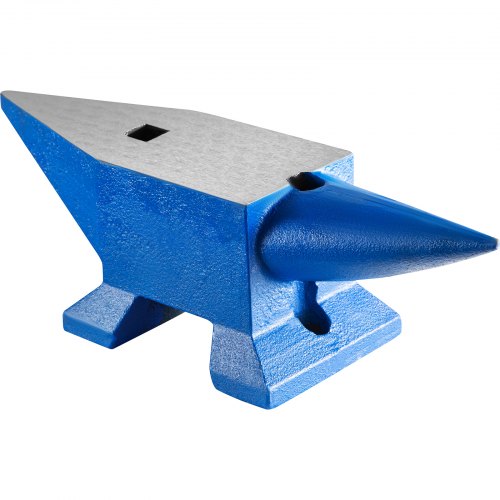 22lb Blacksmith Anvil Steel Anvil 10kg Solid Heat Treated Round Horn Metal Work