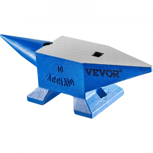 22lb Blacksmith Anvil Steel Anvil 10kg Solid Heat Treated Round Horn Metal Work
