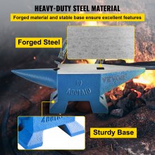 22 font kovácsüllő acél üllő 10 kg tömör, hőkezelt kerek szarv fém megmunkálás