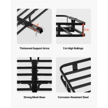 500 lbs Hitch Cargo Carrier Folding Hitch Cargo Carrier with Cargo Net