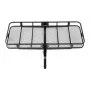 Portaequipajes de enganche VEVOR de 187 x 76 x 15 cm, capacidad de 226 kg, con recordatorio reflectante nocturno, plegable, con bloqueo para receptor de 5 cm, apto para SUV.