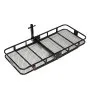 Portaequipajes de enganche VEVOR de 187 x 76 x 15 cm, capacidad de 226 kg, con recordatorio reflectante nocturno, plegable, con bloqueo para receptor de 5 cm, apto para SUV.