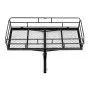 Portaequipajes de enganche VEVOR de 152 x 61 x 35 cm, capacidad de 226 kg, con red de carga y bolsa de carga impermeable, plegable, con recordatorio reflectante, apto para SUV.