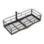 Portaequipajes de enganche VEVOR de 152 x 61 x 35 cm, capacidad de 226 kg, con red de carga y bolsa de carga impermeable, plegable, con recordatorio reflectante, apto para SUV.