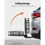 VEVOR 60" x 24" x 6", Hitch Cargo Carrier, 500 lbs Capacity Hitch Cargo Carrier with Cargo Net with Hook & Waterproof Cargo Bag, Folding Hitch Mount Cargo Carrier with Ratchet Straps, Fit for SUVs