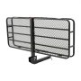 VEVOR 60" x 24" x 6", Hitch Cargo Carrier, 500 lbs Capacity Hitch Cargo Carrier with Cargo Net with Hook & Waterproof Cargo Bag, Folding Hitch Mount Cargo Carrier with Ratchet Straps, Fit for SUVs