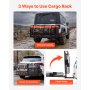 VEVOR Hitch Mount Cargo Carrier, 1460 x 860 x 650 mm Folding Rear Luggage Rack Basket with Waterproof Cargo Bag, 227kg Capacity High-Strength Steel Hitch Cargo Carrier Fits 2" Receiver for SUV Pickups