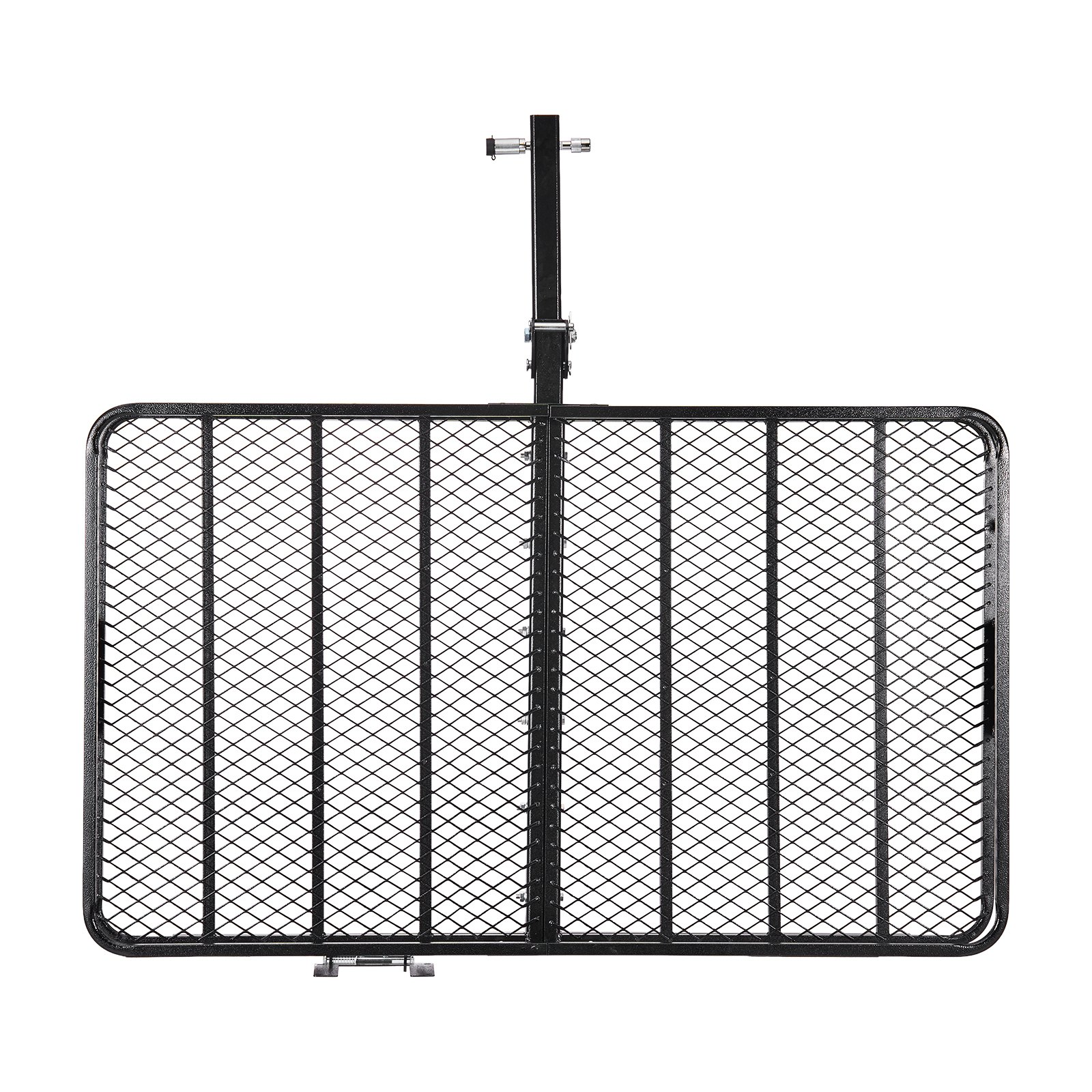 VEVOR Hitch Mount Cargo Carrier, 1460 x 860 x 650 mm Folding Rear Luggage Rack Basket with Waterproof Cargo Bag, 227kg Capacity High-Strength Steel Hitch Cargo Carrier Fits 2" Receiver for SUV Pickups