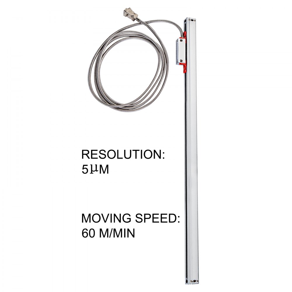 VEVOR Digital Readout Linear Scale 920MM 5 Bearing System 5 µm For Lathe Milling