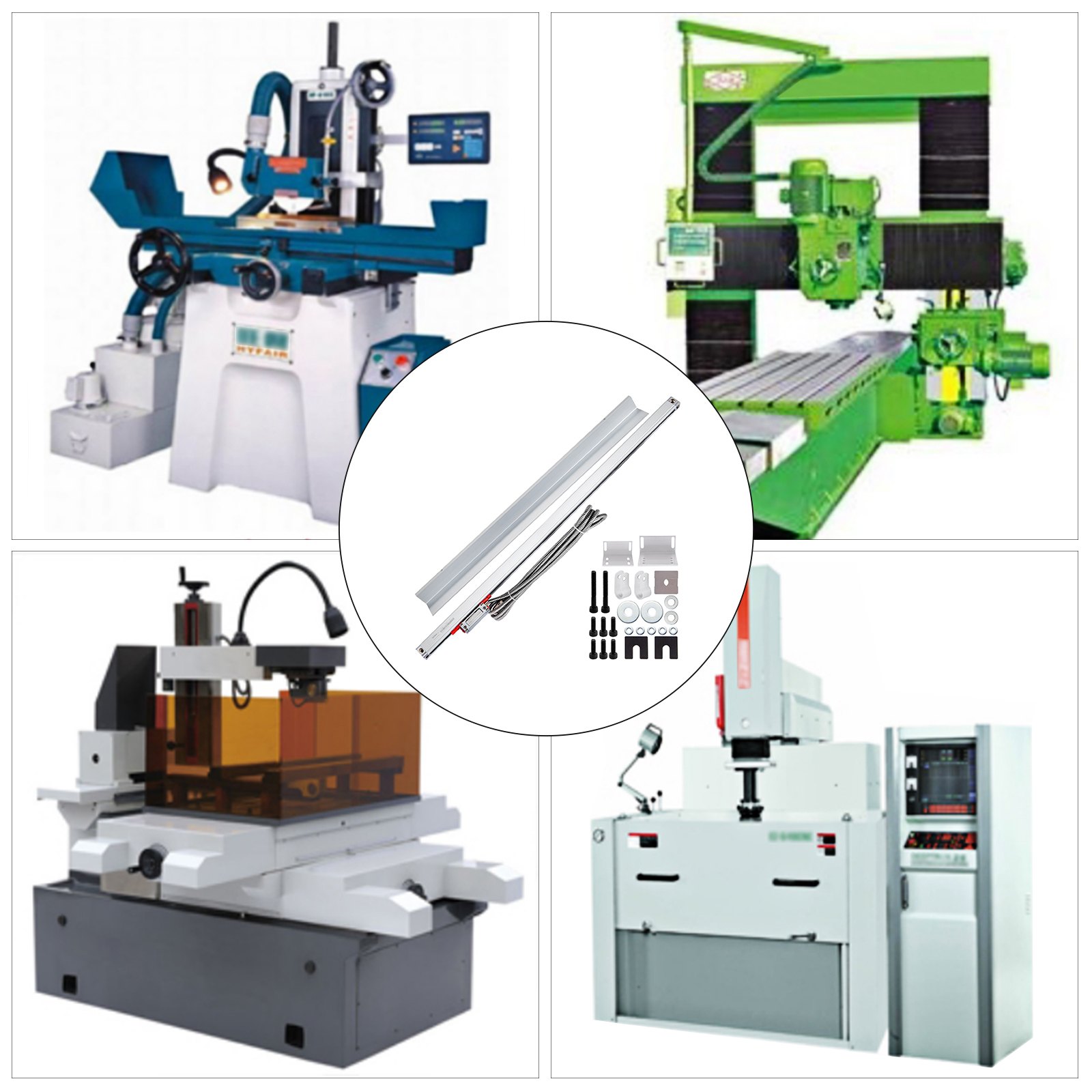 VEVOR Digital Readout Linear Scale 920MM 5 Bearing System 5 µm For Lathe Milling