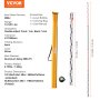 Ράβδος μέτρησης VEVOR 4M Metric Telescopic Grade Rod CM/MM με επίπεδο & τσάντα φυσαλίδων