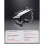 VEVOR Single Horn Anvil, 55lbs Cast Steel Anvil, High Hardness Rugged Round Horn Anvil for Blacksmiths, with Large Countertop and Stable Base, Metal Working Tool for Metal Bending, Shaping, Twisting