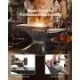 VEVOR Single Horn Anvil, 110lbs Cast Steel Anvil, High Hardness Rugged Round Horn Anvil for Blacksmiths, with Large Countertop and Stable Base, Metal Working Tool for Metal Bending, Shaping, Twisting