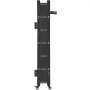 VEVOR Enkel sammenleggbar sikkerhetsport, låsbar sakseport med 360° svingbare hjul, utendørs barrikadeporter i stål som kan trekkes tilbake, for inngangssikkerhet, garasje, lager og basseng, 190 × 131 cm (B × H)