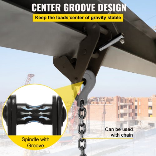 VEVOR Beam Clamp 2200lbs/1ton Capacity I Beam Lifting Clamp 3inch-9inch Opening Range Beam Clamps for Rigging Heavy Duty Steel Beam Clamp Tool Beam Hangers for Lifting Rigging(1 ton)