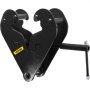 black VEVOR beam clamp with handle and screws, detailed side view.