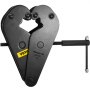 VEVOR beam clamp with adjustable screw and heavy-duty black metal design.