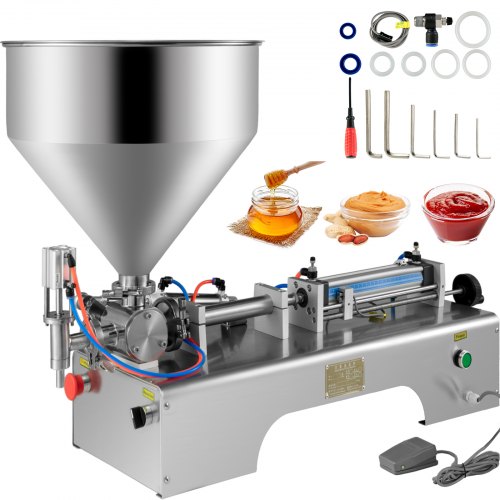 Paste Filling Machine Shampoo Filling Machine 5-100ml Volume With 30l Hopper