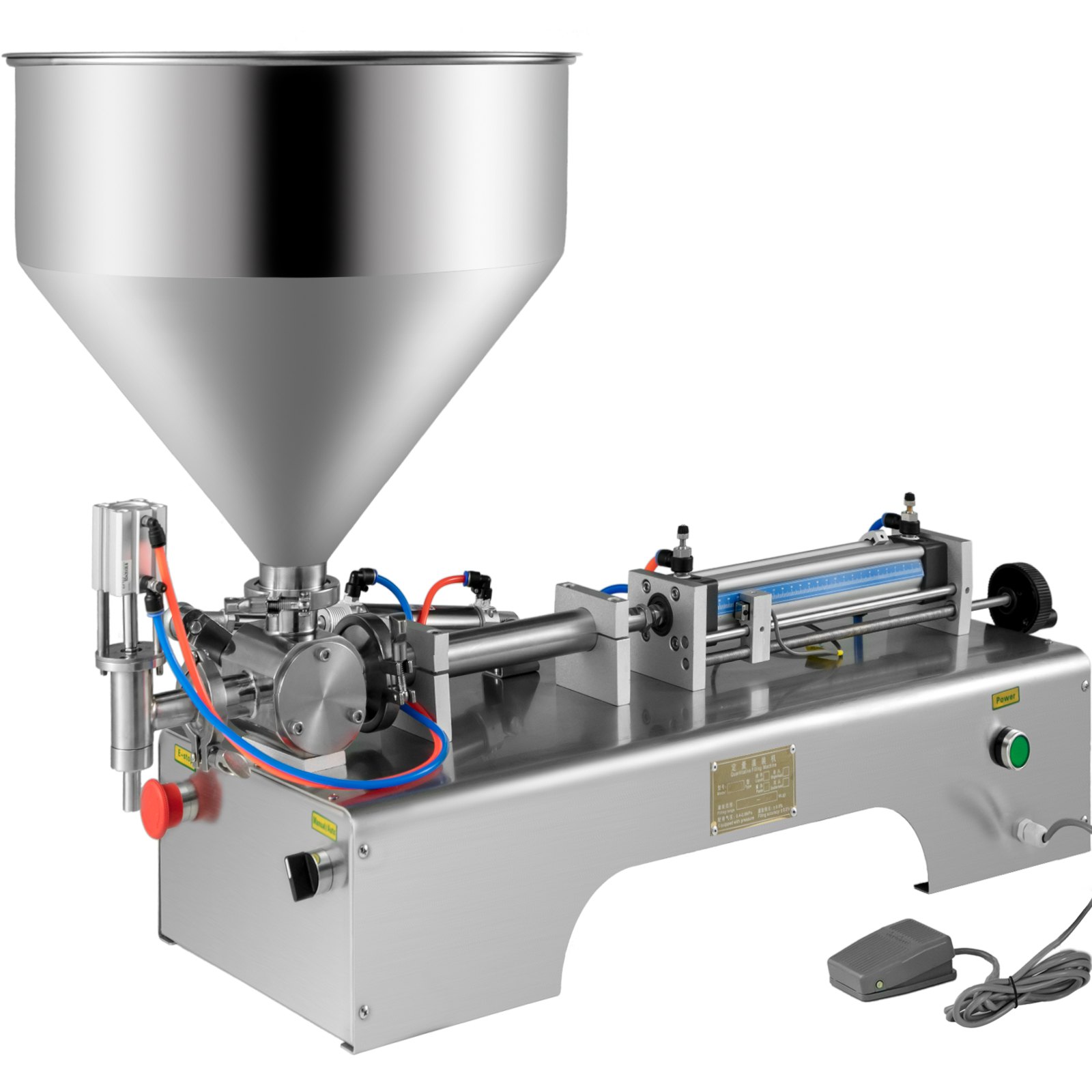 Paste Filling Machine Shampoo Filling Machine 5-100ml Volume With 30l Hopper