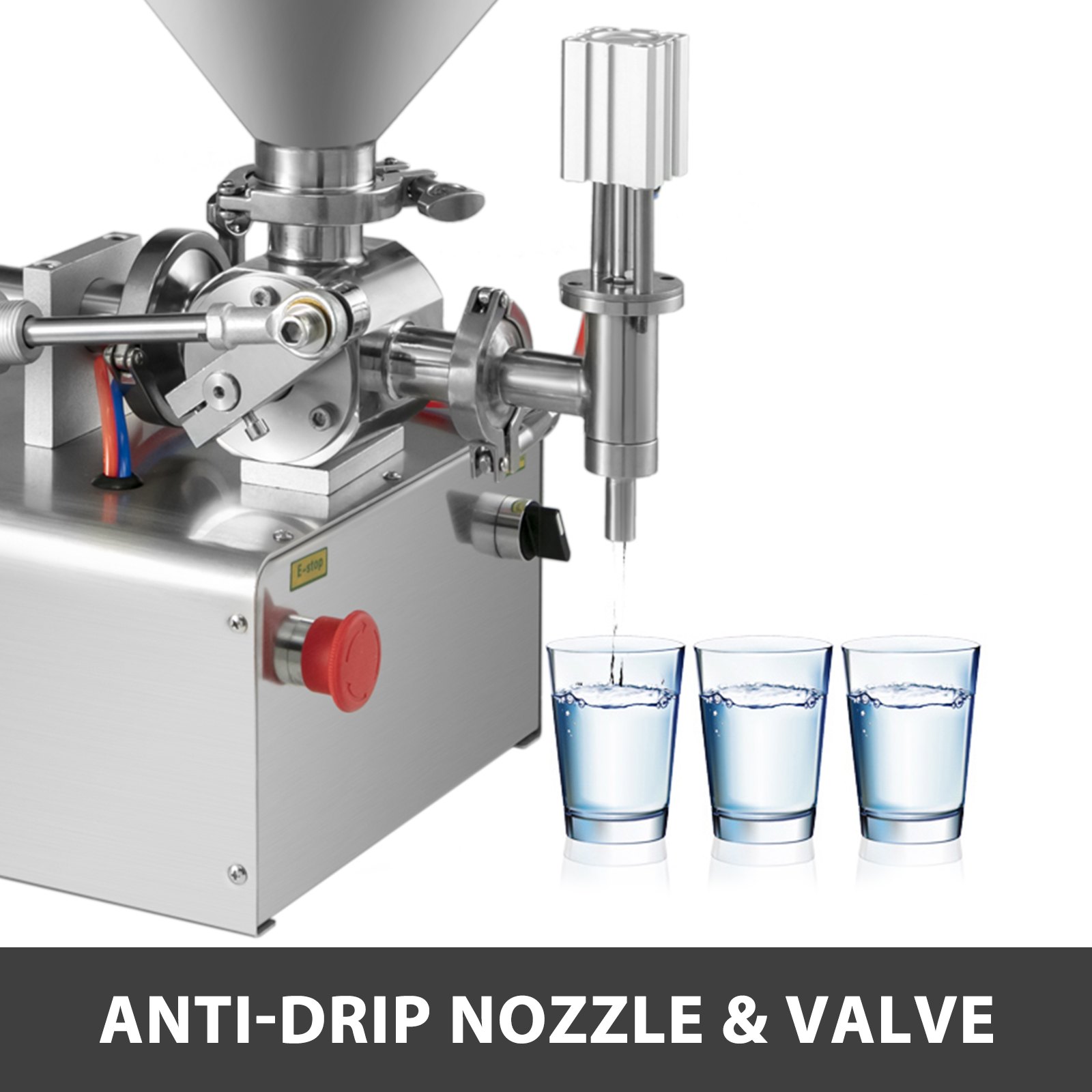 Paste Filling Machine Shampoo Filling Machine 5-100ml Volume With 30l Hopper