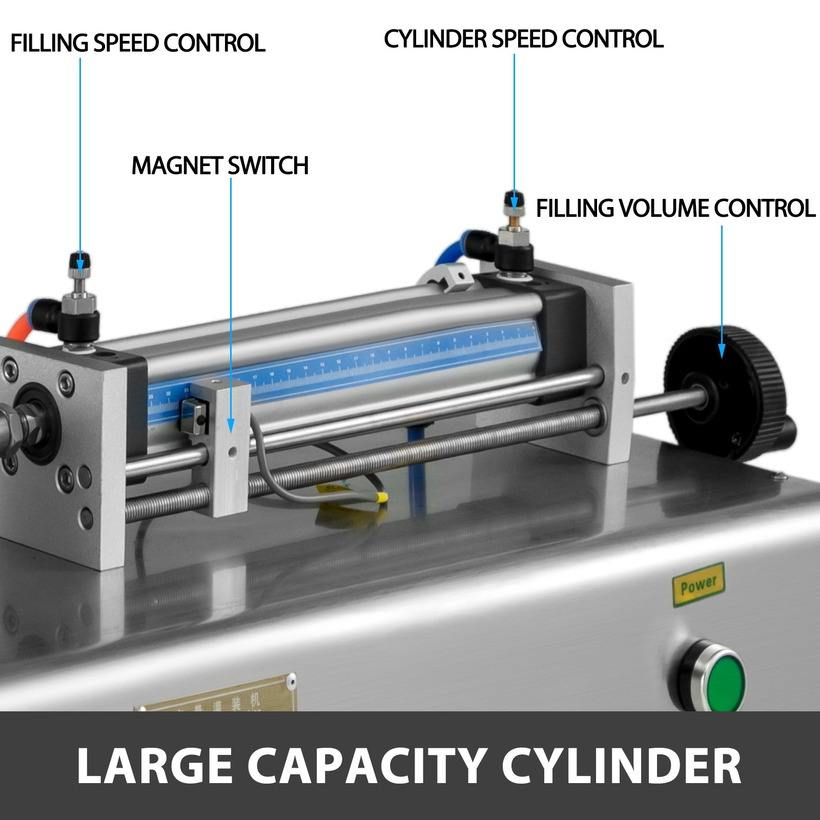 Paste Filling Machine Shampoo Filling Machine 5-100ml Volume With 30l Hopper