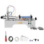 VEVOR Horizontal Pneumatic Liquid Filling Machine 50-500ml, Pneumatic Bottle Filling Machine Single Head, Semi-automatic Liquid Filler 0.4-0.6MP Air Pressure for Oil Water Liquids