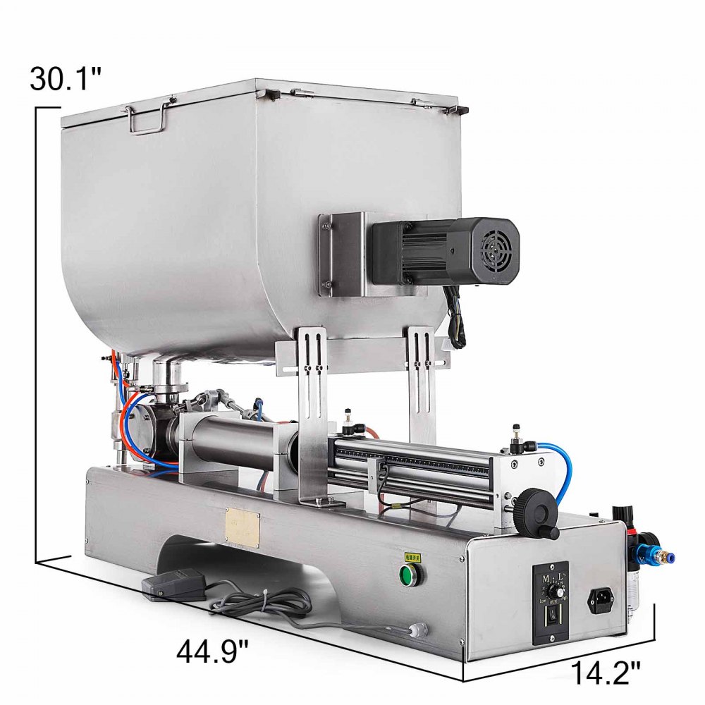 100-1000ml Liquid Paste Filling Mixing Machine 304t Pneumatic Electric Tool